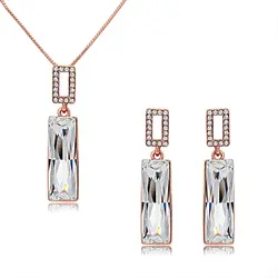 نیم ست مستطیل سواروسکی