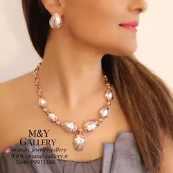 نیم ست لاله مروارید