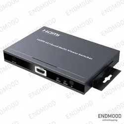 سوئیچ مولتی ویو 4 به 1 پورت HDMI لنکنگ Lenkeng LKV401MS