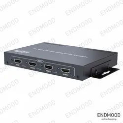 سوئیچ مولتی ویو 4 به 1 پورت HDMI لنکنگ Lenkeng LKV401MS