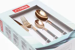 سرویس قاشق و چنگال 24 پارچه طوسی 2755 نوا ترکیه