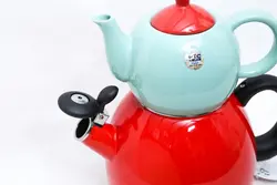 کتری و قوری لعابی سوت دار