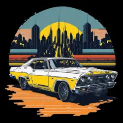 پیشبند آشپزی طرح ماشین