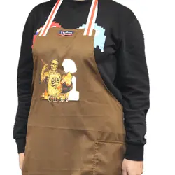 پیشبند آشپزی طرح اسکلت