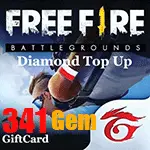 گیفت کارت 341 جم و الماس فری فایر