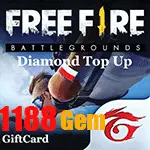 گیفت کارت 1188 جم و الماس فری فایر