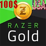 گیفت کارت 100 دلاری Razer Gold ریزر گلد امریکا