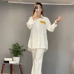 شومیز جیب سفید