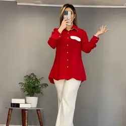 شومیز جیب سفید