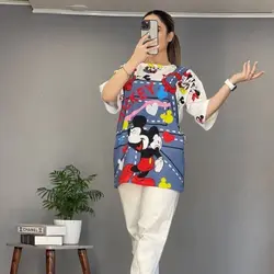 تیشرت لانگ چاپی کد ۱