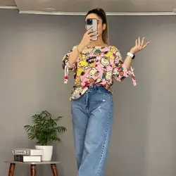 شومیز آستین گره ای