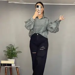 شومیز یقه مردانه کد ۷۳