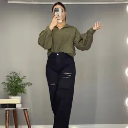 شومیز یقه مردانه کد ۷۳