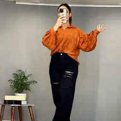 شومیز یقه مردانه کد ۷۳