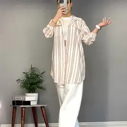 شومیز نخی طرحدار