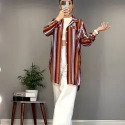 شومیز نخی طرحدار