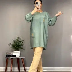 تونیک دو جیب گلدوزی کد 21