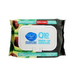 دستمال پاک کننده آرایشی دافی آلوورا مدل Q10 PLUS