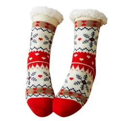 پاپوش ساق دار طرح کریسمس 3