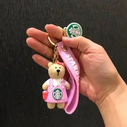 جاکلیدی سیلیکونی طرح خرس استارباکس