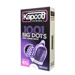 کاندوم کاپوت مدل BIG DOTS بسته 10 عددی