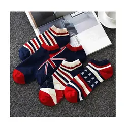 جوراب ساق کوتاه طرح انگلیس