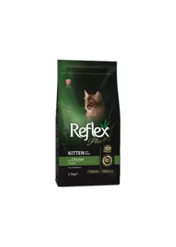 رفلکس پلاس بچه گربه  با طعم مرغ reflex plus kitten food with chicken 1.5kg