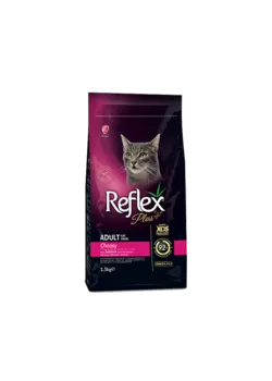 رفلکس پلاس گربه بالغ مدل چوزی با طعم سالمون reflex plus adult choosy salmon 1.5kg