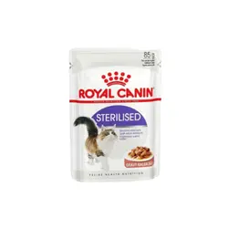 پوچ گربه بالغ استرلایزد رویال کنین _   Royal canin adult catfood 85g Sterilised