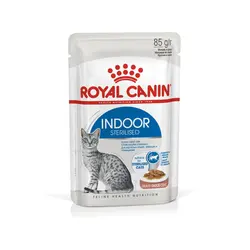 پوچ گربه رویال کنین مدل ایندور | Indoor Sterilised وزن85 گرم Royalcanin