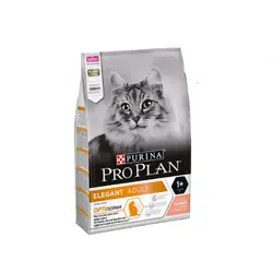 غذای گربه بالغ پروپلن پوست و مو پورینا 1.5 کیلویی طعم سالمون Proplan purina elegant adult salmon optiderma
