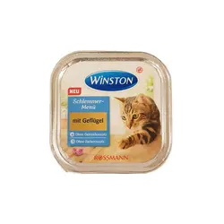 ووم گربه وینستون طعم مرغ (Mit Geflügel) وزن 100 گرم Winston
