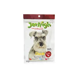 تشویقی سگ جرهای با طعم اردک Jerhigh Stick Duck وزن 70 گرم