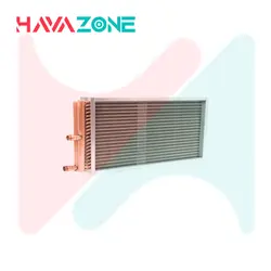 کویل آبگرم میدیا دو ردیفه 2.5 تن تبرید