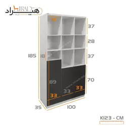 کمد اداری هیراد مدل K123