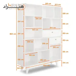 کمد اداری هیراد مدل K133