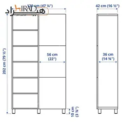 کمد اداری هیراد مدل K148