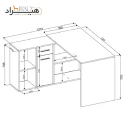 میز تحریر هیراد مدل T163