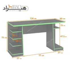 میز کامپیوتر هیراد مدل R109