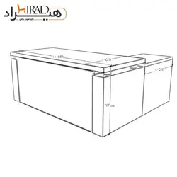 میز مدیریت هیراد مدل M804