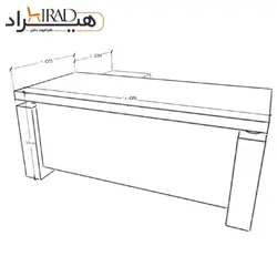 میز مدیریت هیراد مدل M809
