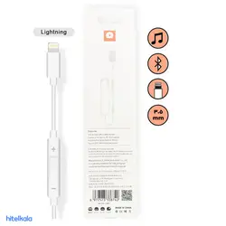 کابل تبدیل لایتنینگ به جک 3.5 میلی متری مدل WUW-X87 طول 0.1 متر | هایتل کالا