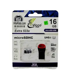 کارت حافظه 16 گیگ مدل Extra 533x Vicco بررسی قیمت و مشخصات | هایتل کالا