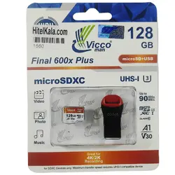 کارت حافظه 128 گیگ مدلVicco Final 600x Plus بررسی قیمت و مشخصات | هایتل کالا
