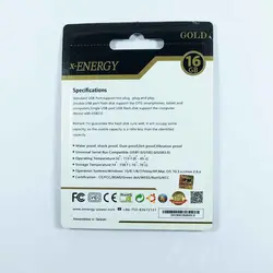 فلش ایکس انرژی 16 گیگابایت USB2.0 GOLD | هایتل کالا