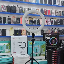 رینگ لایت RGB مدل MJ36 کنترل دار 14 اینچ | هایتل کالا