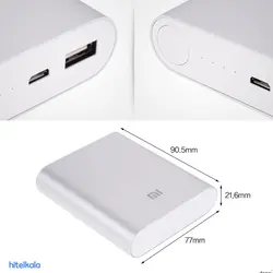 شارژر همراه شیائومی مدل NDY02AD ظرفیت 10400 میلی آمپر ساعت | هایتل کالا