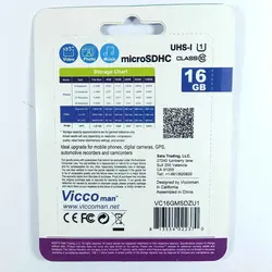 قیمت رم 16 گیگ vicco استاندارد UHS-I U1 | هایتل کالا