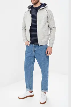 سوئیشرت زیپ دار آستین بلند