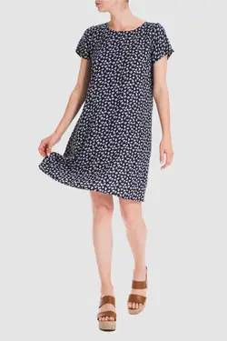 پیراهن گلدار نخی